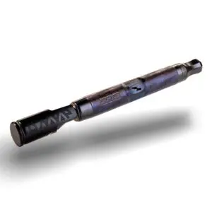 a long piece of round metal with a cap on the end DynaVap M7 XL angled Stealth Series March 2026