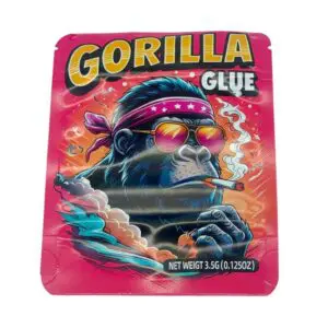 Mylar Bag 3.5g – 10cm x 10cm Gorilla Glue