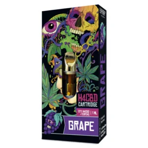 A colourful box for a 1ml cartridge, Euphoria H4CBD Cartridge 1ml 97%